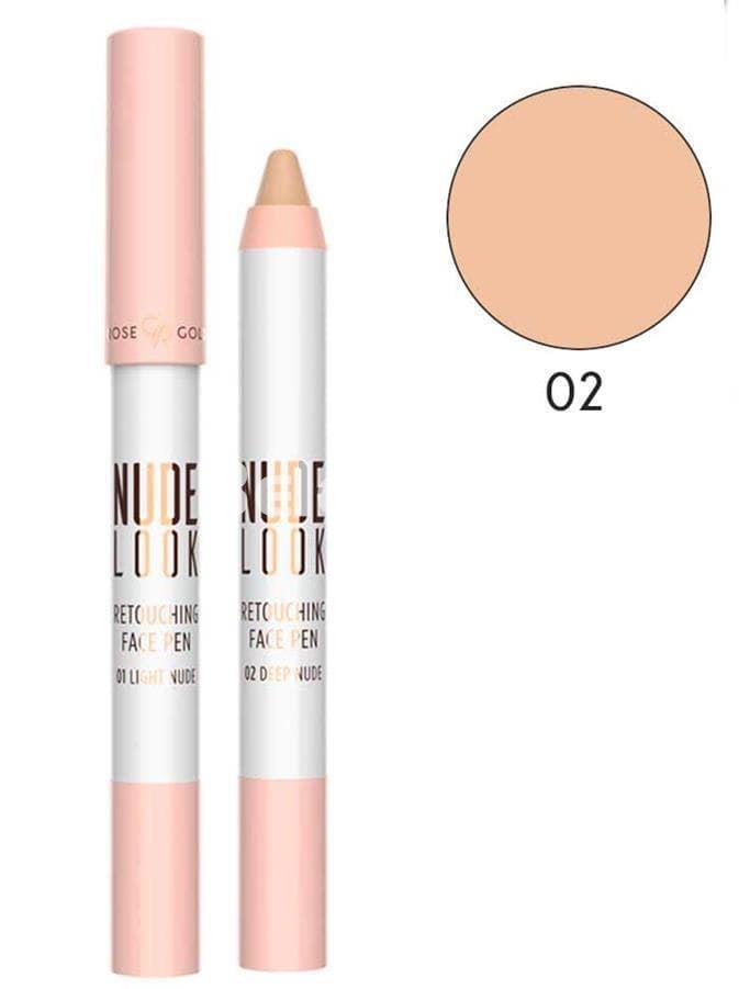 NUDE LOOK RETOUCHING FACE PEN 02 DEEP NUDE Lapiz Corrector Facial 02 Nude Oscuro - Imagen 1