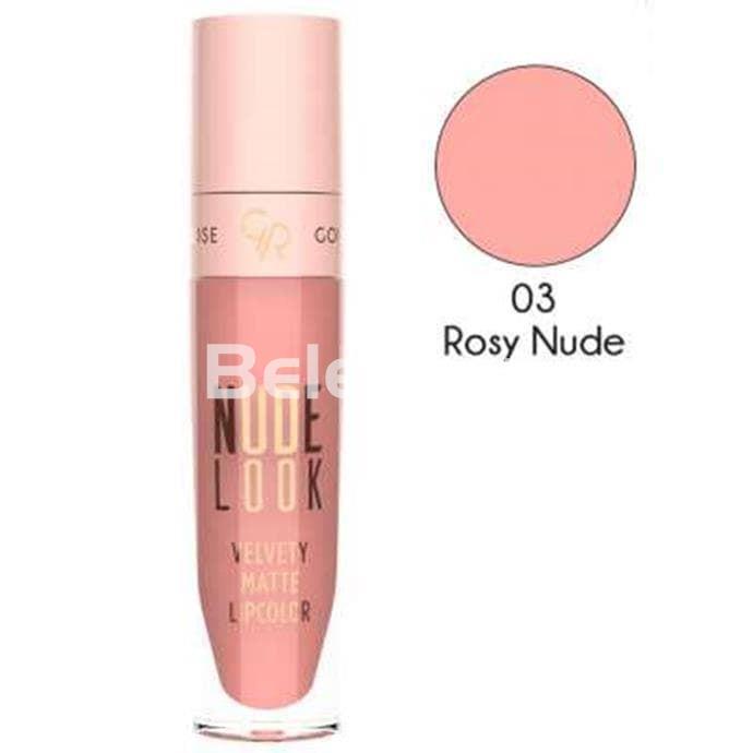 NUDE LOOK VELVET MATTE LIPCOLOR Barra Liquida Mate Nude - Imagen 4