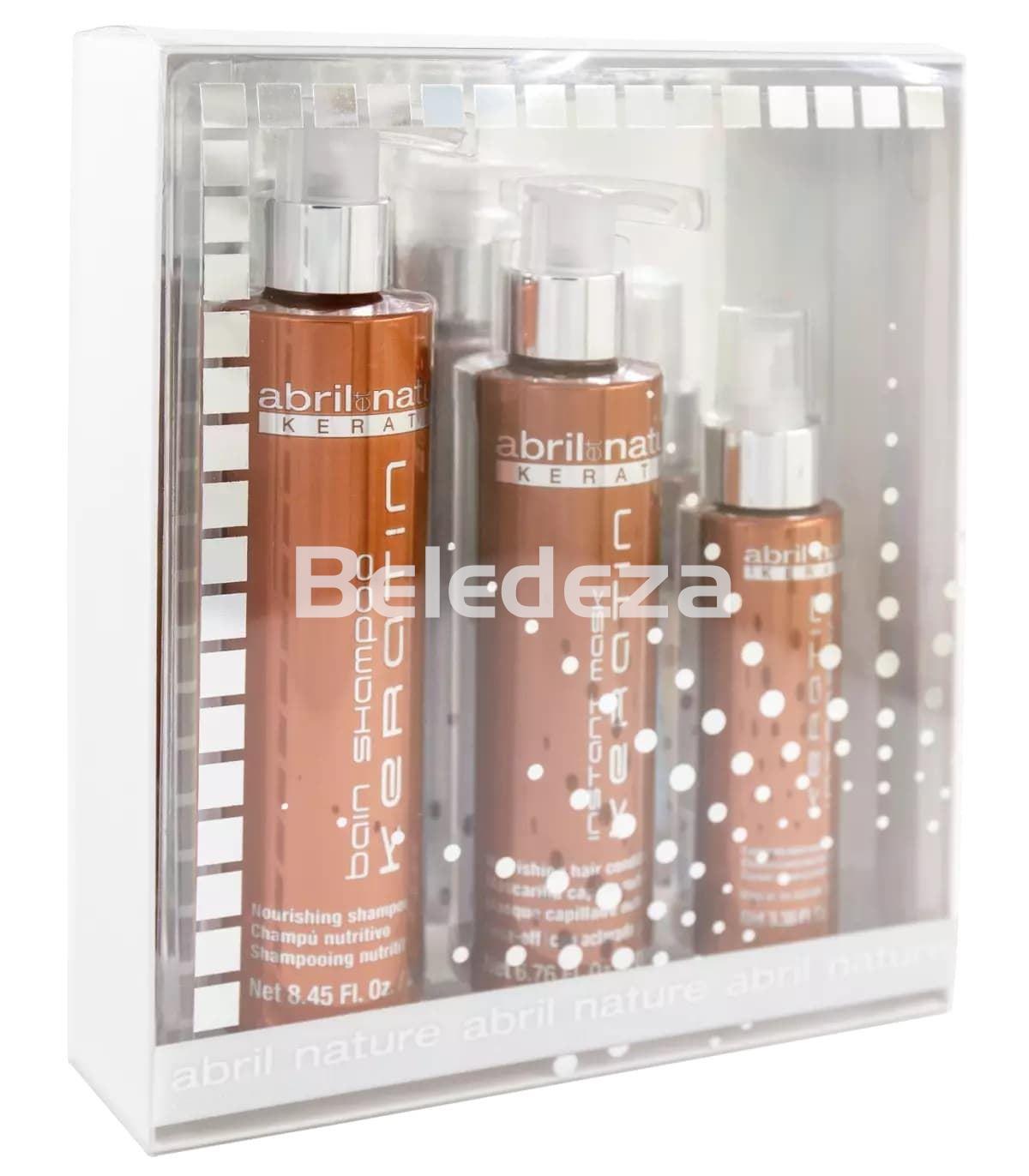 PACK KERATIN SHAMPOO+ MASK+ KERATIN INTENSIVE Tratamiento Reparador Keratina - Imagen 1