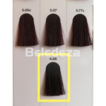 PCC COLORACIÓN PERMANENTE INDOLA 4.68 Castaño Medio Rojizo Chocolate - Imagen 1