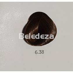 PCC COLORACIÓN PERMANENTE INDOLA 6.38 Rubio Oscuro Dorado Chocolate - Imagen 1