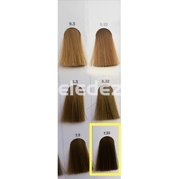 PCC COLORACIÓN PERMANENTE INDOLA 7.32 Rubio Medio Dorado Perla - Imagen 1