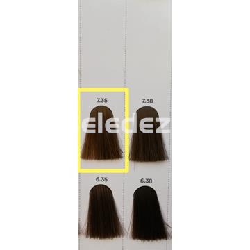 PCC COLORACIÓN PERMANENTE INDOLA 7.35 Rubio Medio Dorado Caoba - Imagen 1