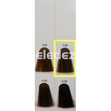 PCC COLORACIÓN PERMANENTE INDOLA 7.38 Rubio Medio Dorado Chocolate - Imagen 1