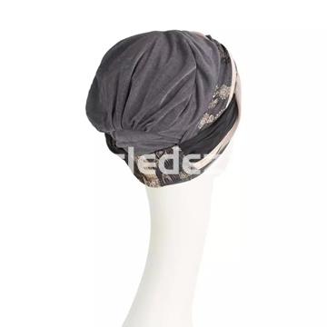PERLA BOHO TURBAN SET ANTHRACITE BROWNS MIX Turbante Perla Set Boho Mezcla Marrones Antracita - Imagen 2