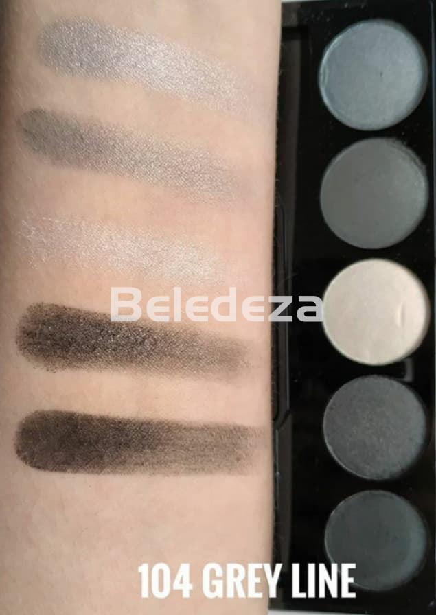 PROFESIONAL PALETTE EYESHADOW GREY LINE Paleta de Sombras Profesional 104 - Imagen 2