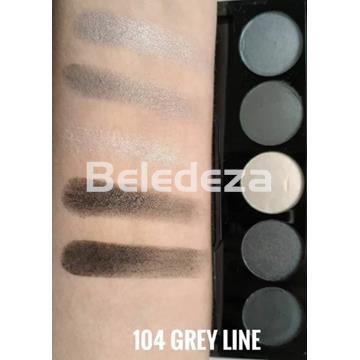 PROFESIONAL PALETTE EYESHADOW GREY LINE Paleta de Sombras Profesional 104 - Imagen 2