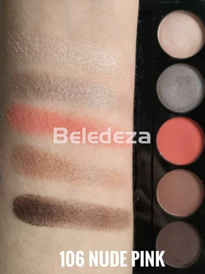 PROFESIONAL PALETTE EYESHADOW NUDE PINK Paleta de Sombras Profesional 106 - Imagen 2