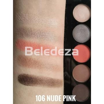 PROFESIONAL PALETTE EYESHADOW NUDE PINK Paleta de Sombras Profesional 106 - Imagen 2