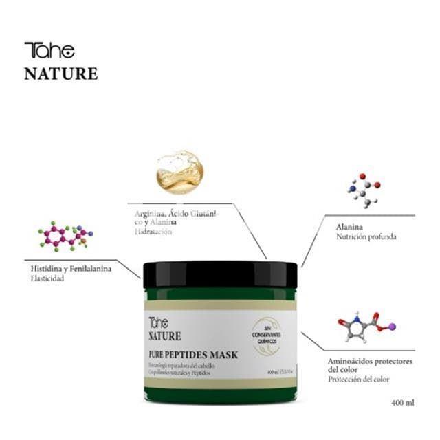 PURE PEPTIDES MASK Mascarilla Antirrotura con Péptidos TAHE NATURE - Imagen 2