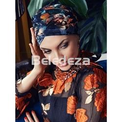 RUBY SKYE BOHO HAT VELVET ROCOCCO VELVET Turbante Ruby Skye Estampado Terciopelo - Imagen 1