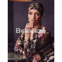 SAPPHIRE BOHO TURBAN EXOTIC GARDEN Turbante Boho Sapphire Jardín Exótico - Imagen 1