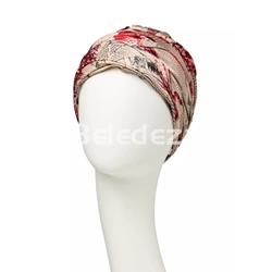 SAPPHIRE BOHO TURBAN FLOWERPOT RED Turbante Boho Sapphire Flores Rojas - Imagen 2