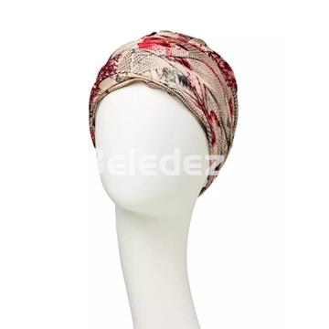 SAPPHIRE BOHO TURBAN FLOWERPOT RED Turbante Boho Sapphire Flores Rojas - Imagen 2