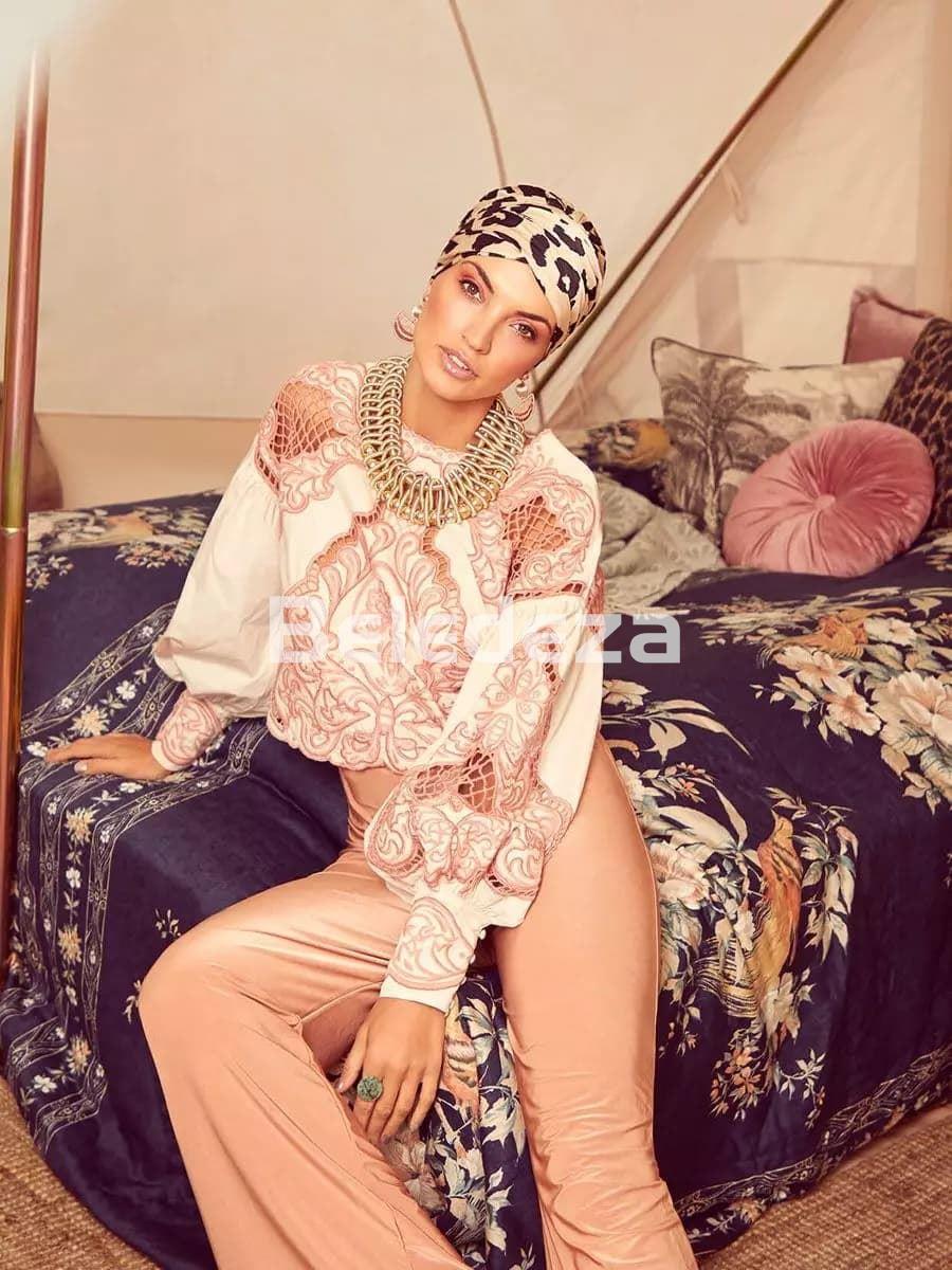 SAPPHIRE BOHO TURBAN LEO EXCLUSIVE Turbante Sapphire Leopardo - Imagen 1