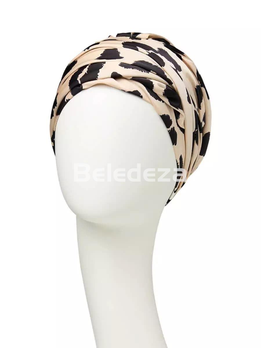 SAPPHIRE BOHO TURBAN LEO EXCLUSIVE Turbante Sapphire Leopardo - Imagen 2