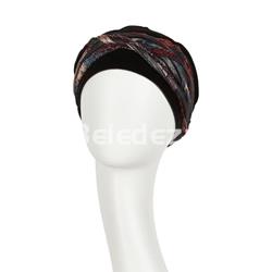 SCARLETT BOHO TURBAN SET VELVET DARK BROWN Turbante Scarlett Boho Terciopelo Marrón - Imagen 2