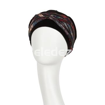 SCARLETT BOHO TURBAN SET VELVET DARK BROWN Turbante Scarlett Boho Terciopelo Marrón - Imagen 2