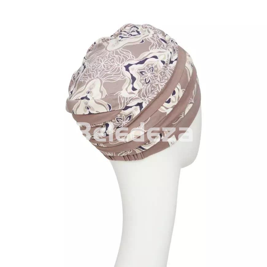 SHANTI TURBAN BEIGE ORNAMENTS Turbante Shanti Adornos Beige - Imagen 3