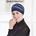 SHANTI TURBAN DARK BLUE/ LIGHT LILAC Turbante Shanti Mezcla de Azules - Imagen 1