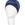 SHANTI TURBAN DARK BLUE/ LIGHT LILAC Turbante Shanti Mezcla de Azules - Imagen 2