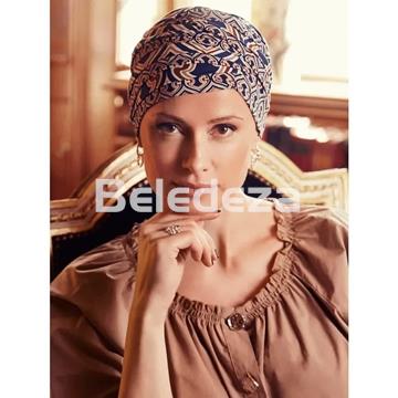 SHANTI TURBAN ENDLESS SHAPES OF BLUE Turbante Shanti Formas Infinitas Azules - Imagen 1