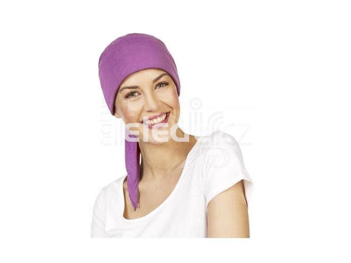 SHORT SCARF TURBAN FUCSIA Pañuelo Básico Corto Fucsia - Imagen 1