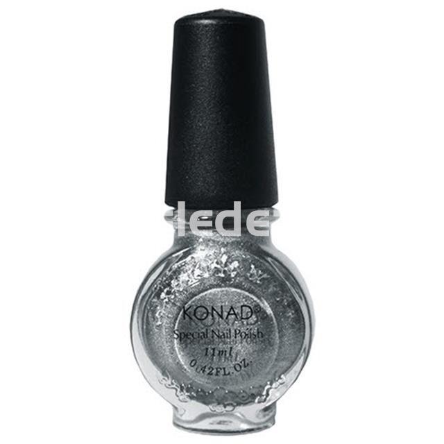 SPECIAL NAIL POLISH POWDERY SILVER Esmalte Especial Plata - Imagen 2