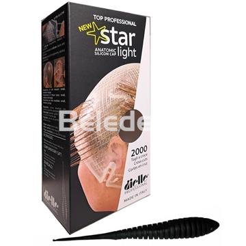 STARLIGHT SILICON CAP Gorro Mechas Silicona  2000 Cortes - Imagen 2