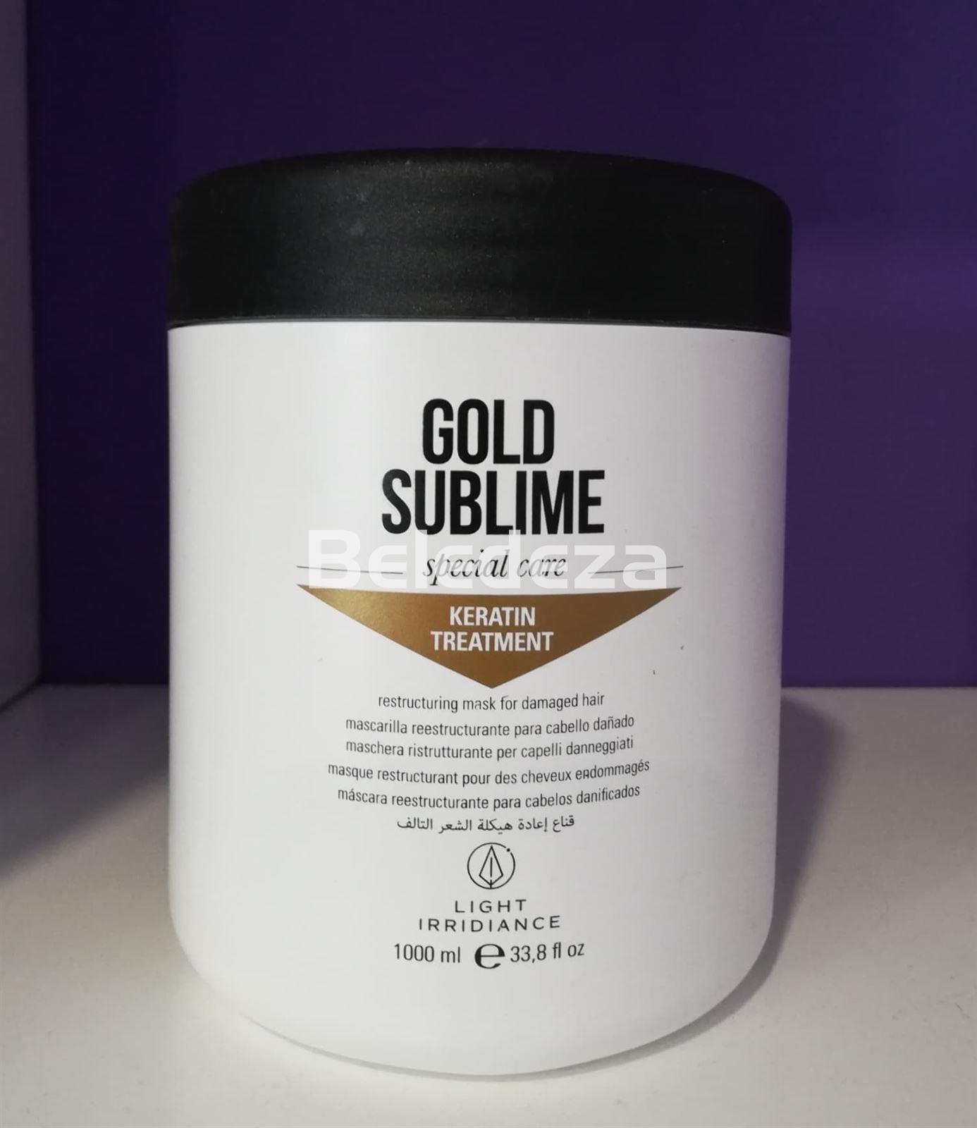 SUBLIME GOLD KERATIN TREATMENT Mascarilla Reestructurante con Keratina y Oro Microactivo - Imagen 2