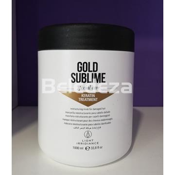 SUBLIME GOLD KERATIN TREATMENT Mascarilla Reestructurante con Keratina y Oro Microactivo - Imagen 2