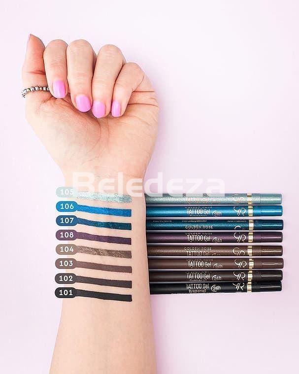 TATTOO GEL EYEPENCIL 101 Lapiz Ojos Gel Tattoo 24h. - Imagen 3