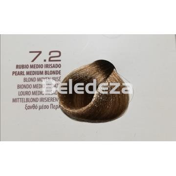 VIOLETT PREMIUM Coloración sin Amoniaco 7.2 Rubio Medio Irisado - Imagen 1