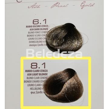 VIOLETT PREMIUM Coloración sin Amoniaco 8.1 Rubio Claro Ceniza - Imagen 1