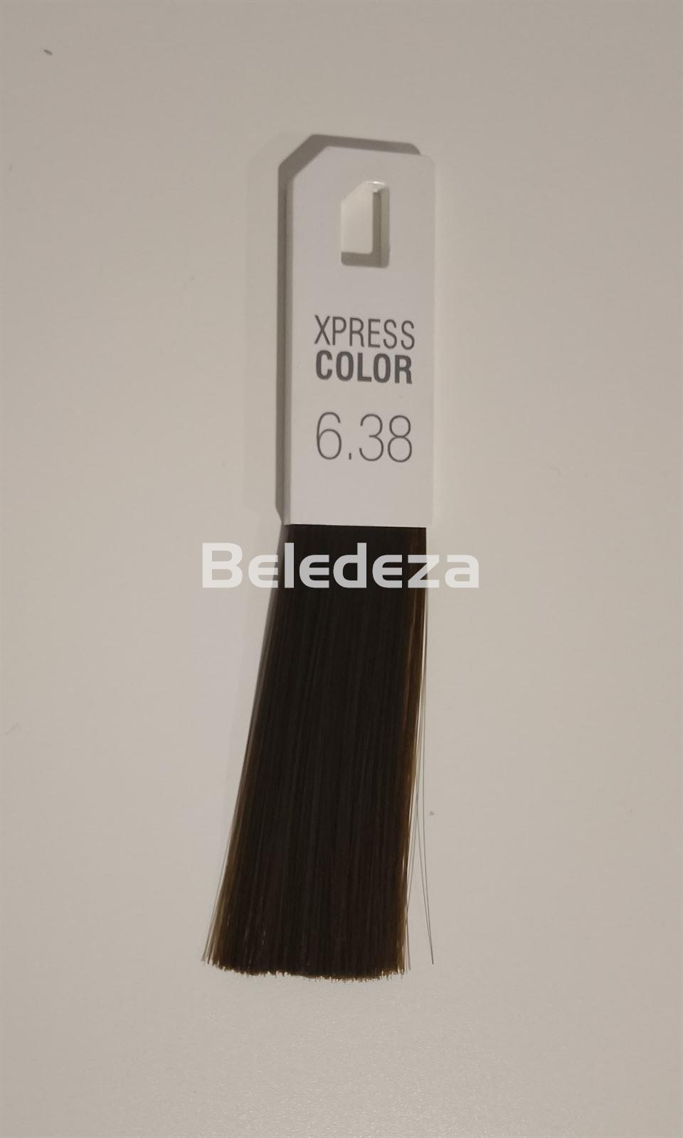XPRESS COLOR 6.38 RUBIO OSCURO DORADO CHOCOLATE - Imagen 2