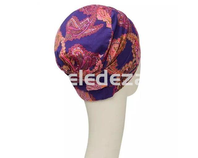 YOGA TURBAN PAISLEY SWIRLS Turbante Yoga Estampado Etnico - Imagen 3